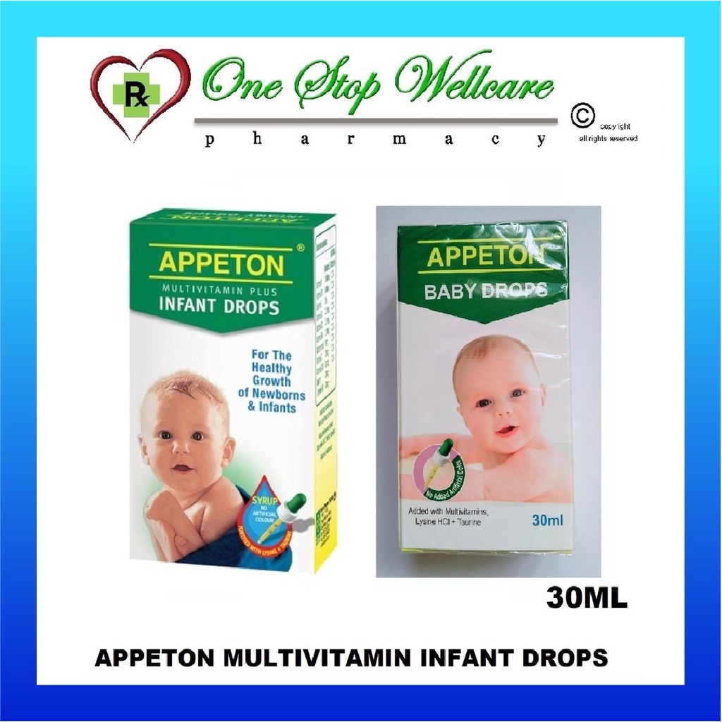 APPETON MULTIVITAMIN BABY DROPS 30ML / infant drops (EXP: 01/2026 ...