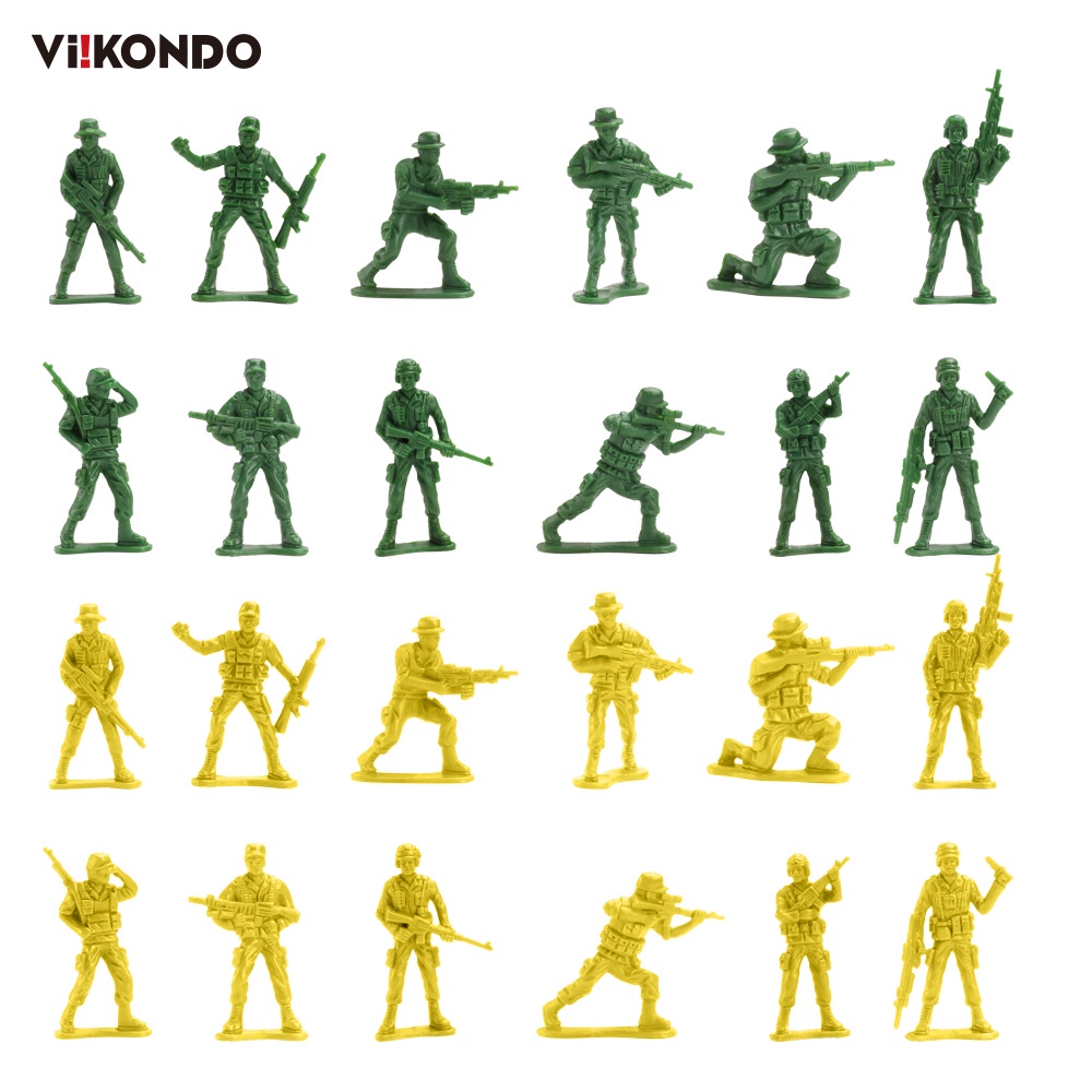 Viikondo Army men Toy-72pcs Soldier Model Army with 12 action figure ...
