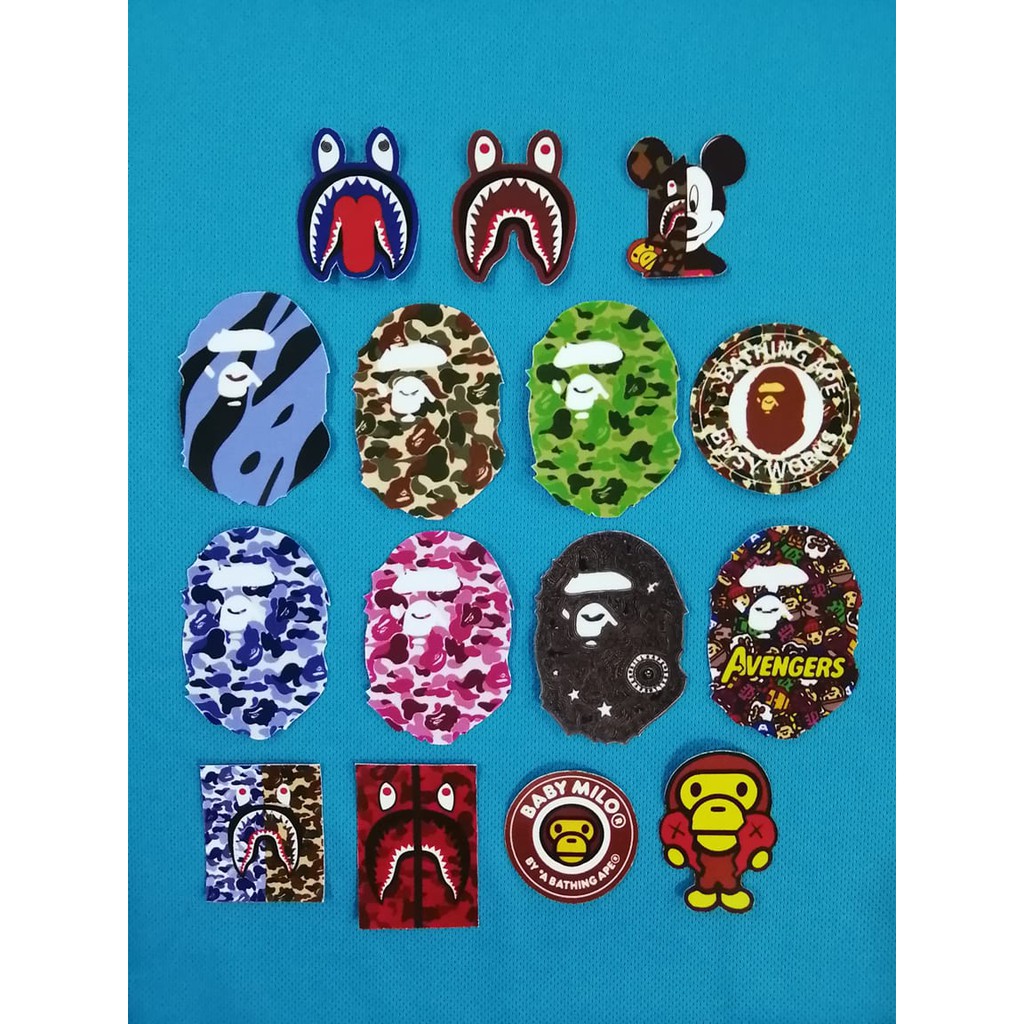 Bathing ape shop patches