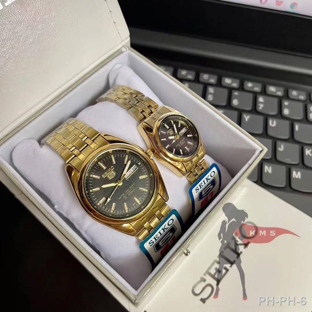 New Seiko 5 Oem Couple Automatic Hand Japan Movement Watch With Day Date Shopee Philippines