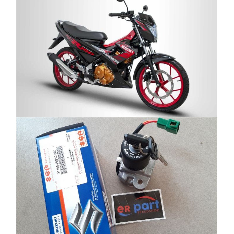 Ignition key steering lock Assy satria Fu raider 150 carburetor key ...