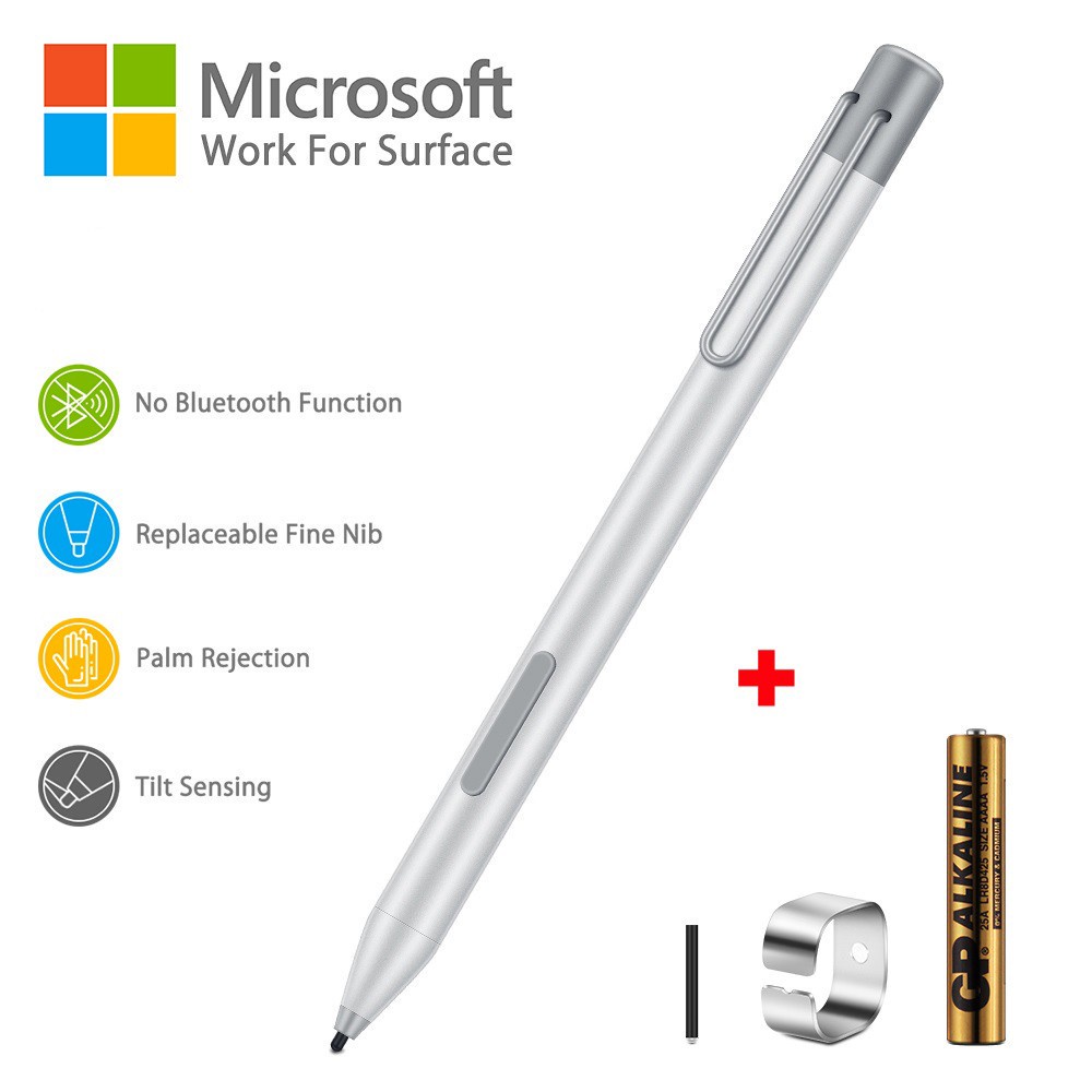 Surface Pro Pen Stylus Pencil 4096 Pressure Points for Microsoft ...