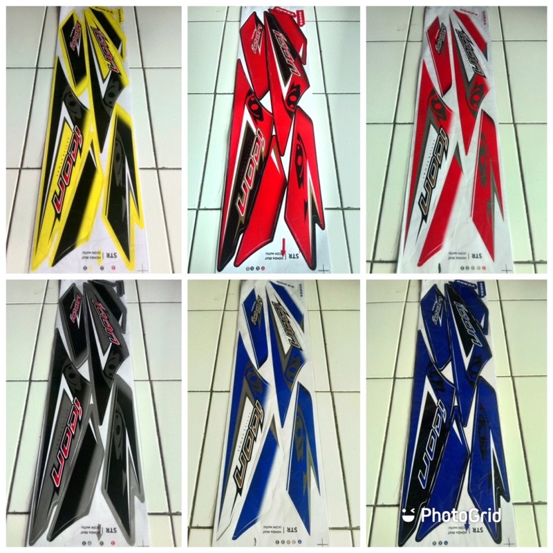 Striping Sticker Variations Thailand Motorcycle Honda Beat Carburetor ...