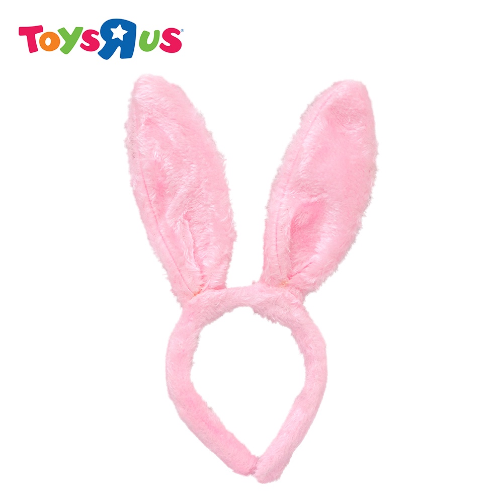 Pink Polka Rabbit Ear Headband main image 1