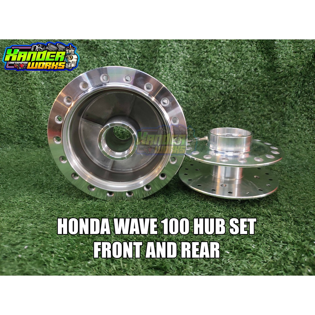 HONDA WAVE 100 FRONT AND REAR HUB SET | Shopee Philippines