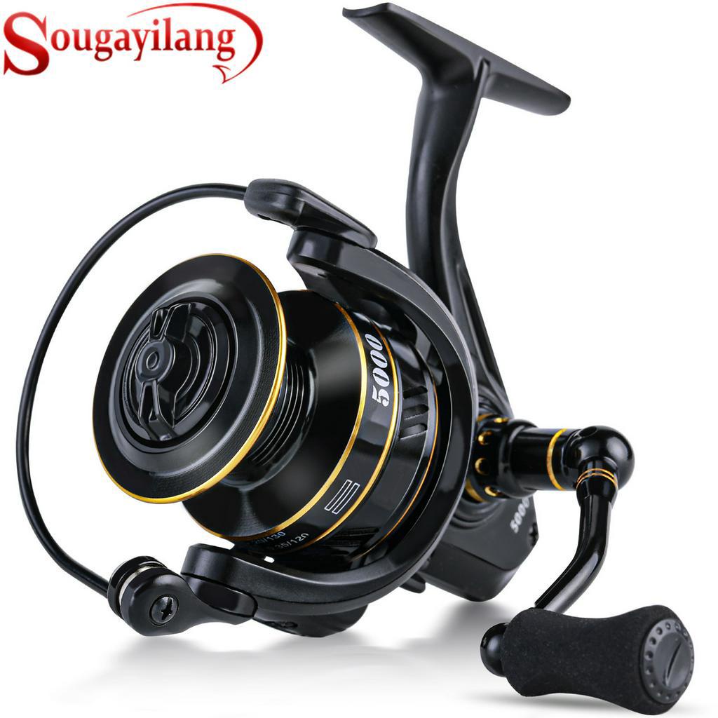 Mulinello Da Pesca Serie 8000-14000 - 17+1 Cuscinetti, Drag 20kg, Rapporto 4.8:1, Per Lancio Lungo