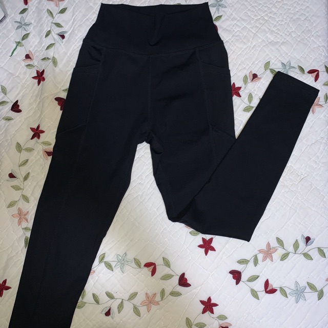 Pasefin Spandex Leggings with Side Pockets | Shopee Philippines