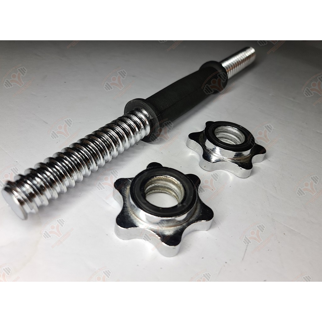 Threaded Dumbbell Handles/Adjustable Dumbbell Bar Handles - Fit 1 inch ...