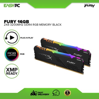 HyperX 16GB (2x8GB) DDR4 3200MHz CL16 Fury RGB 