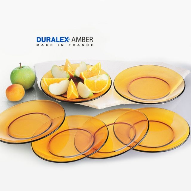 DURALEX AMBER PINGGAN SET/KUIH FRAME (19CM X 1.8CM) - 6PCS | Shopee ...