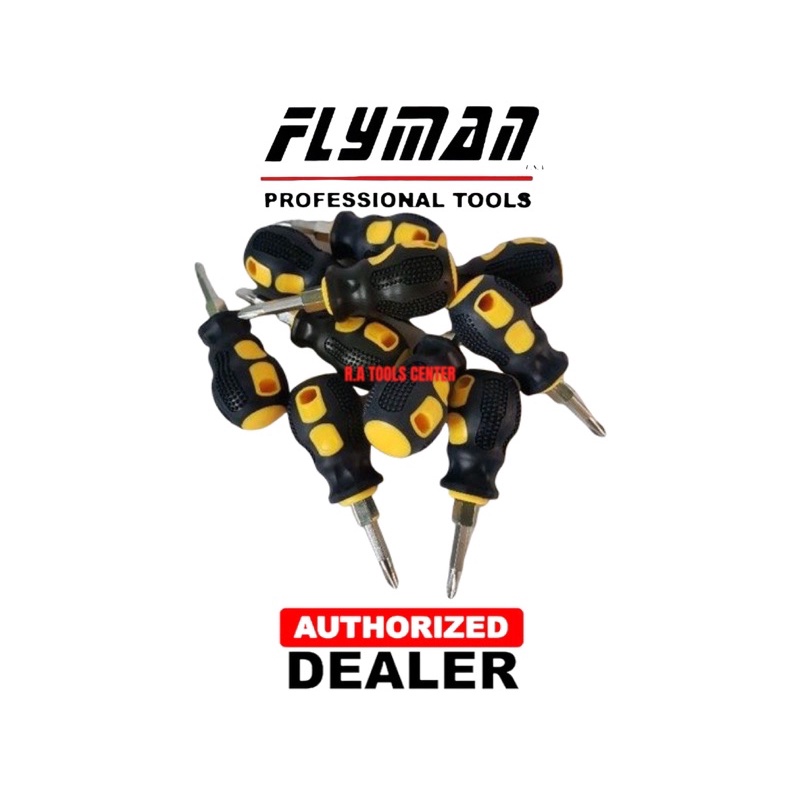 Flyman Tools Original Screwdriver ( Back 2 Back ) 4 inches Screw Driver