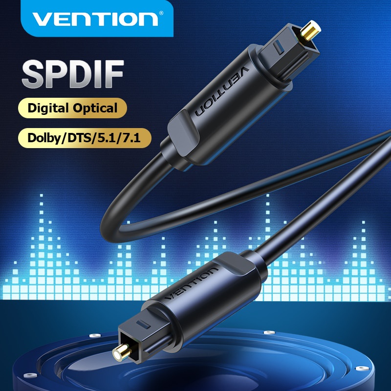 Vention Digital Optical Audio Cable Toslink SPDIF Coaxial Cable Bluray