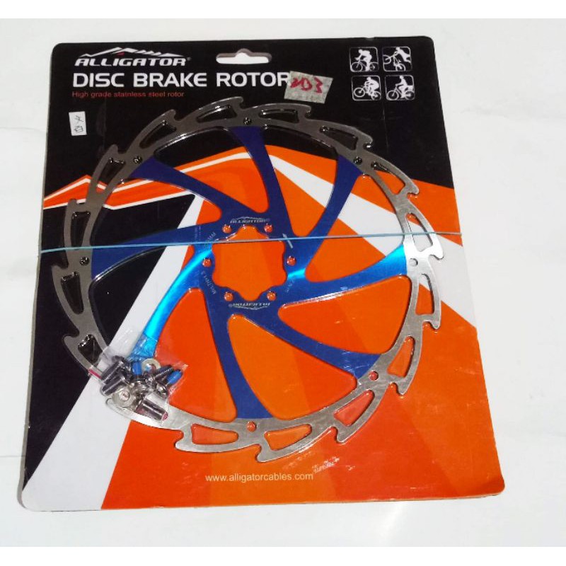 Alligator Bike Disc Brake Rotor wind cutter 203mm Shopee Philippines