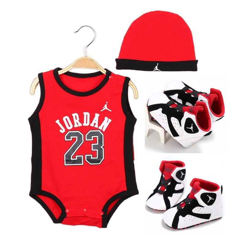 Cotton Jersey for Baby Boy Nba Basketball Jersey Jordan 23 Sports Shoes