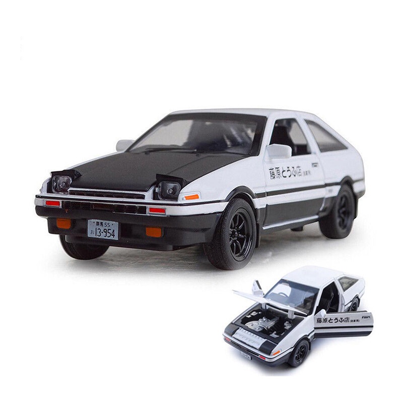 TRUENO AE86 Alloy Metal Diecast Cars Model Inital Toy Car Vehicles RX7 ...