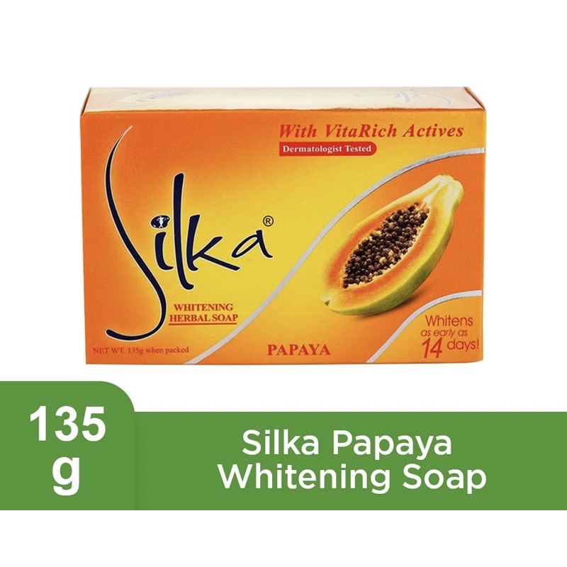 Silka Papaya Soap 135g | Shopee Philippines