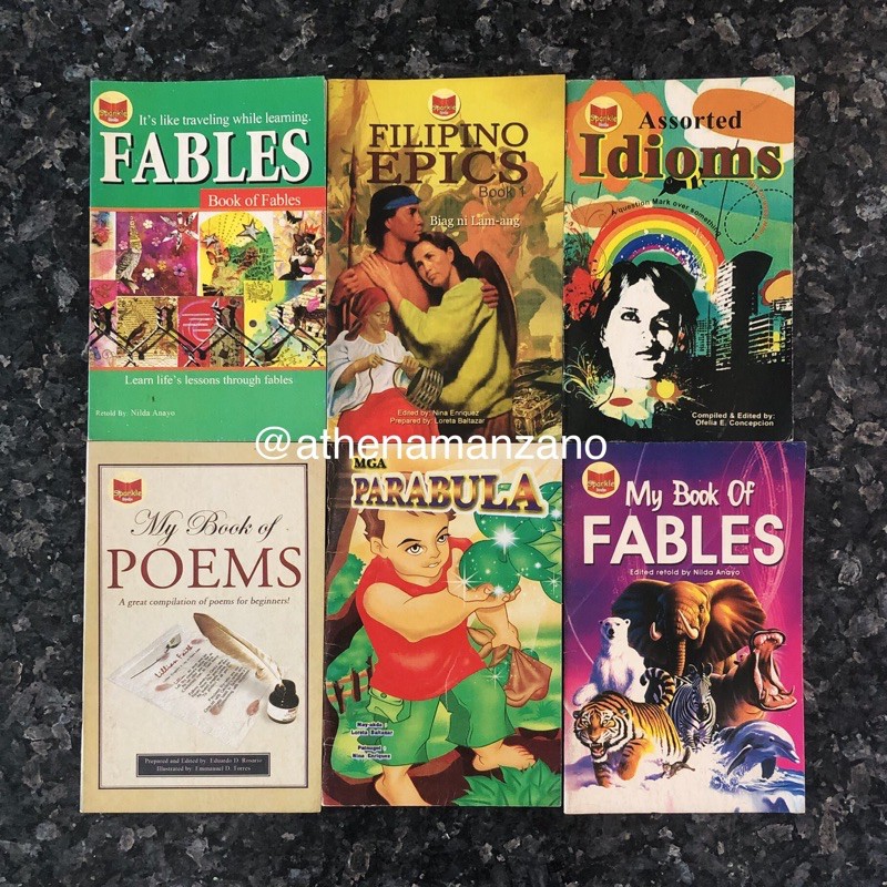 FILIPINO FABLES (PARABULA), EPICS, IDIOMS, AND POEMS SET | Shopee ...