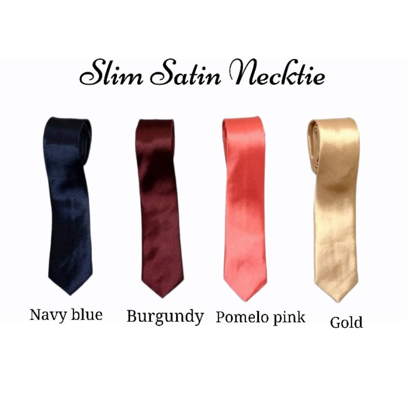 slim necktie