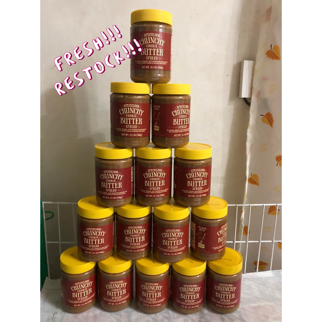 Trader Joe's Speculoos Crunchy Cookie Butter Expiration Date 8/27/2024