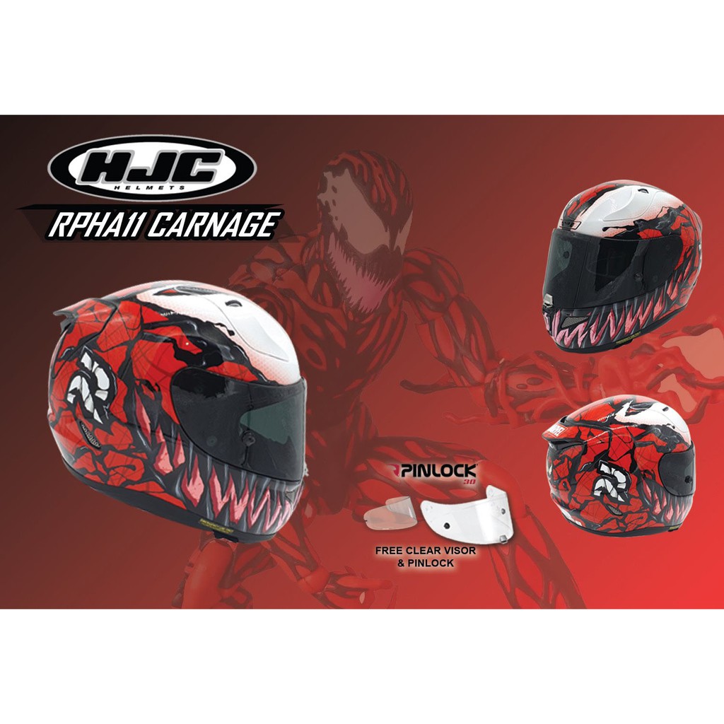 Carnage best sale hjc helmet