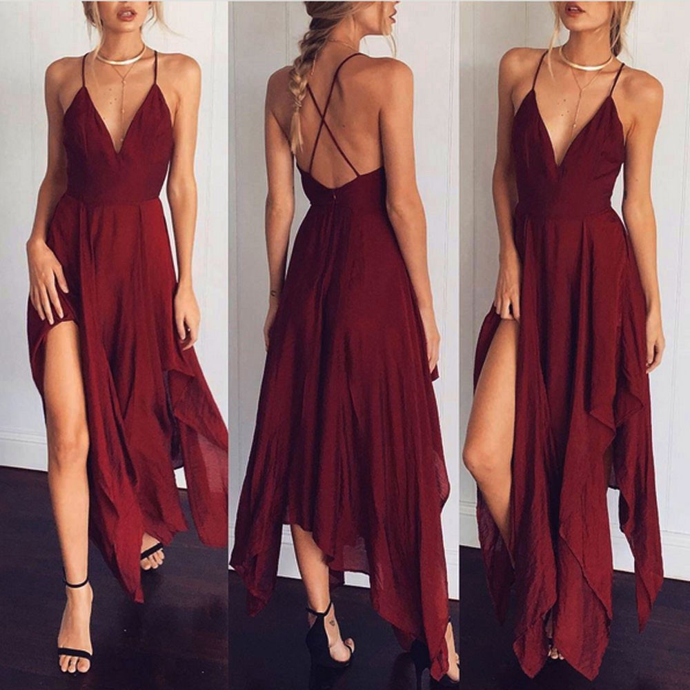 Summer Women Boho Long Evening Party Cocktail Casual Beach Dress Sundress Shopee Philippines