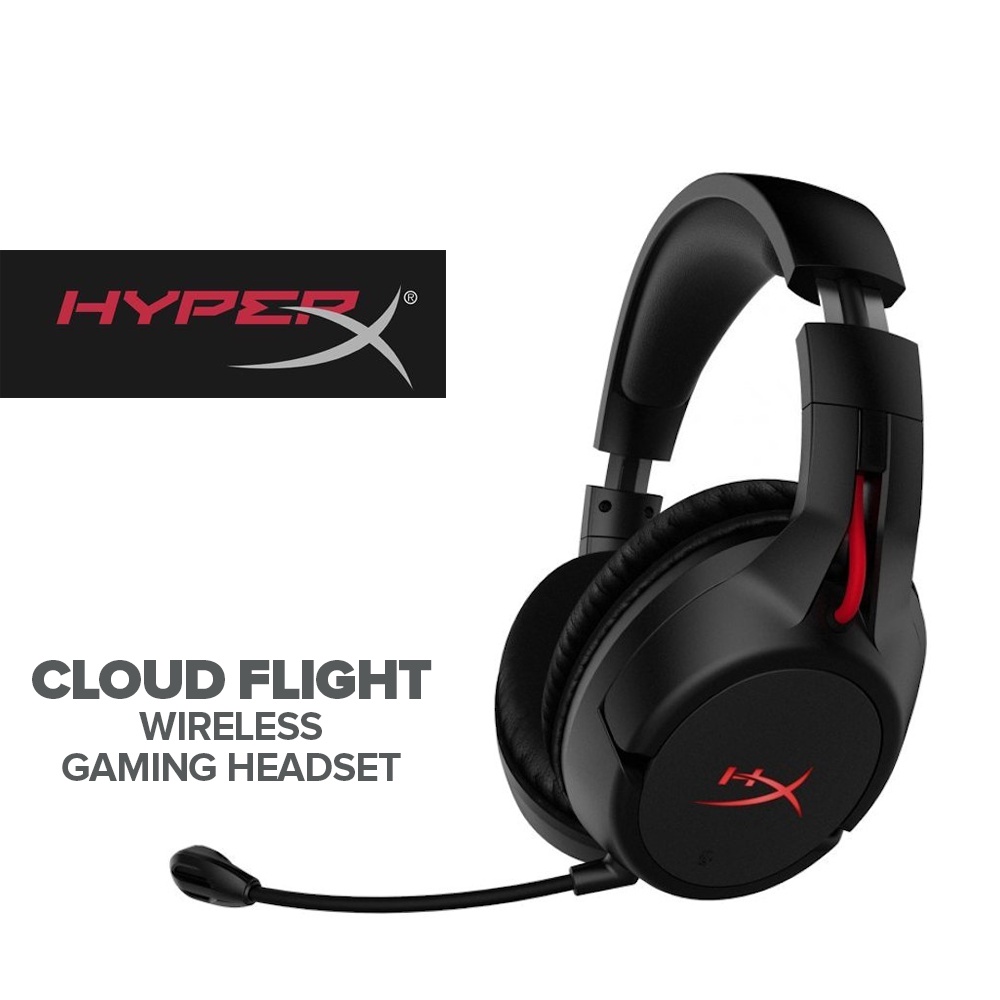 HyperX Cloud Flight Wireless Gaming Headset (Black) Shopee Philippines