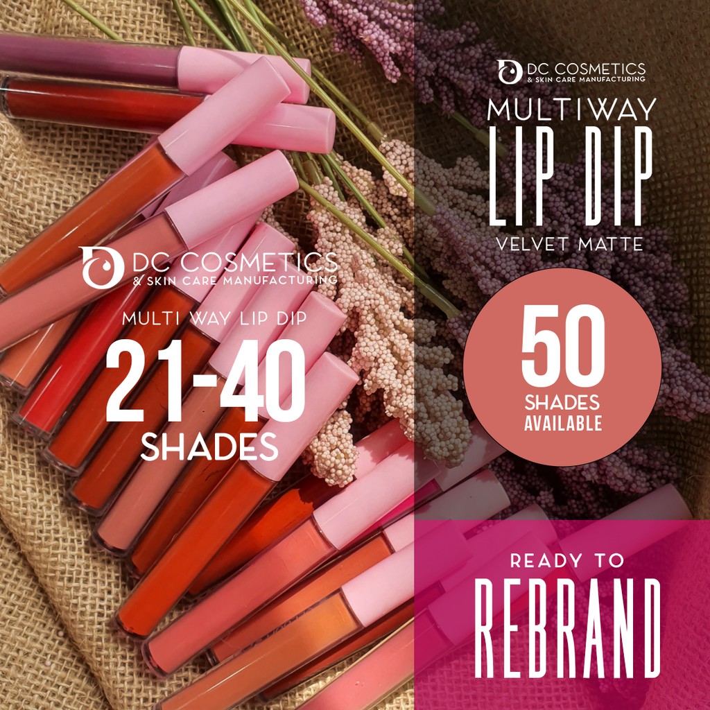 LIP DIP (21 to 40) [DC Formulations] [Velvet Matte Stains] 50 Shades