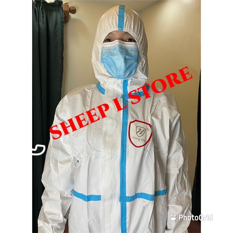 Original HENG DE PPE Sterile Medical Grade Hazmat Coverall Protective ...