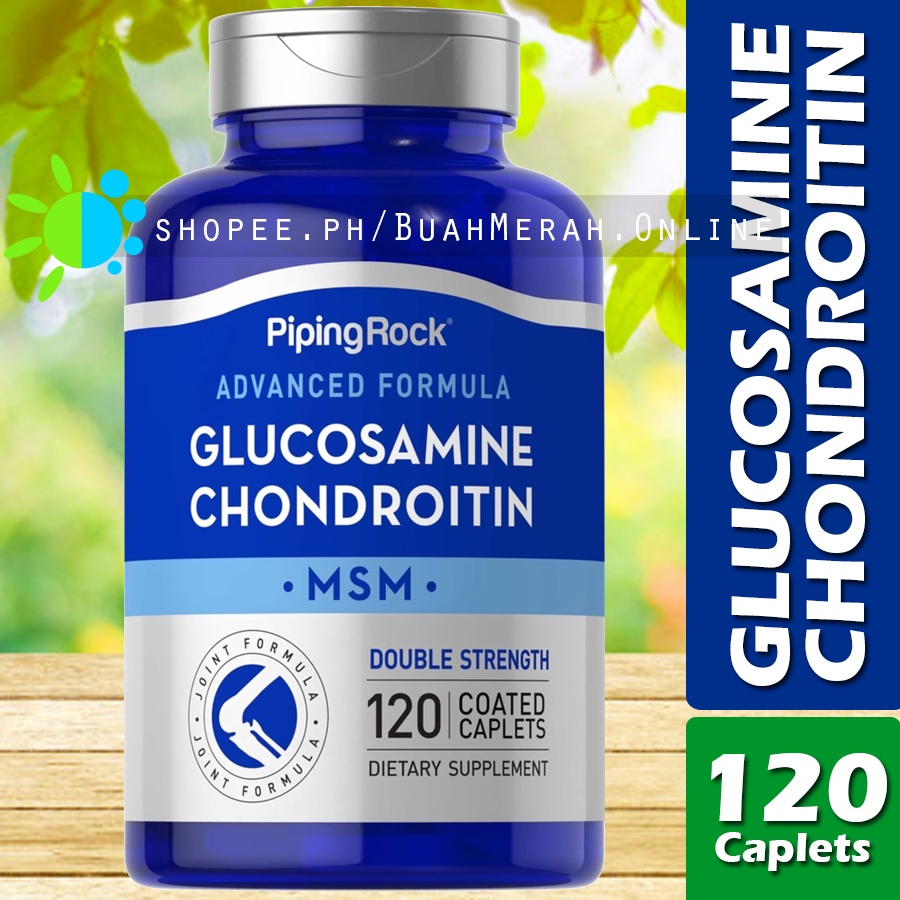 GLUCOSAMINE CHONDROITIN MSM Advanced Formula 120 Caplets Supplement