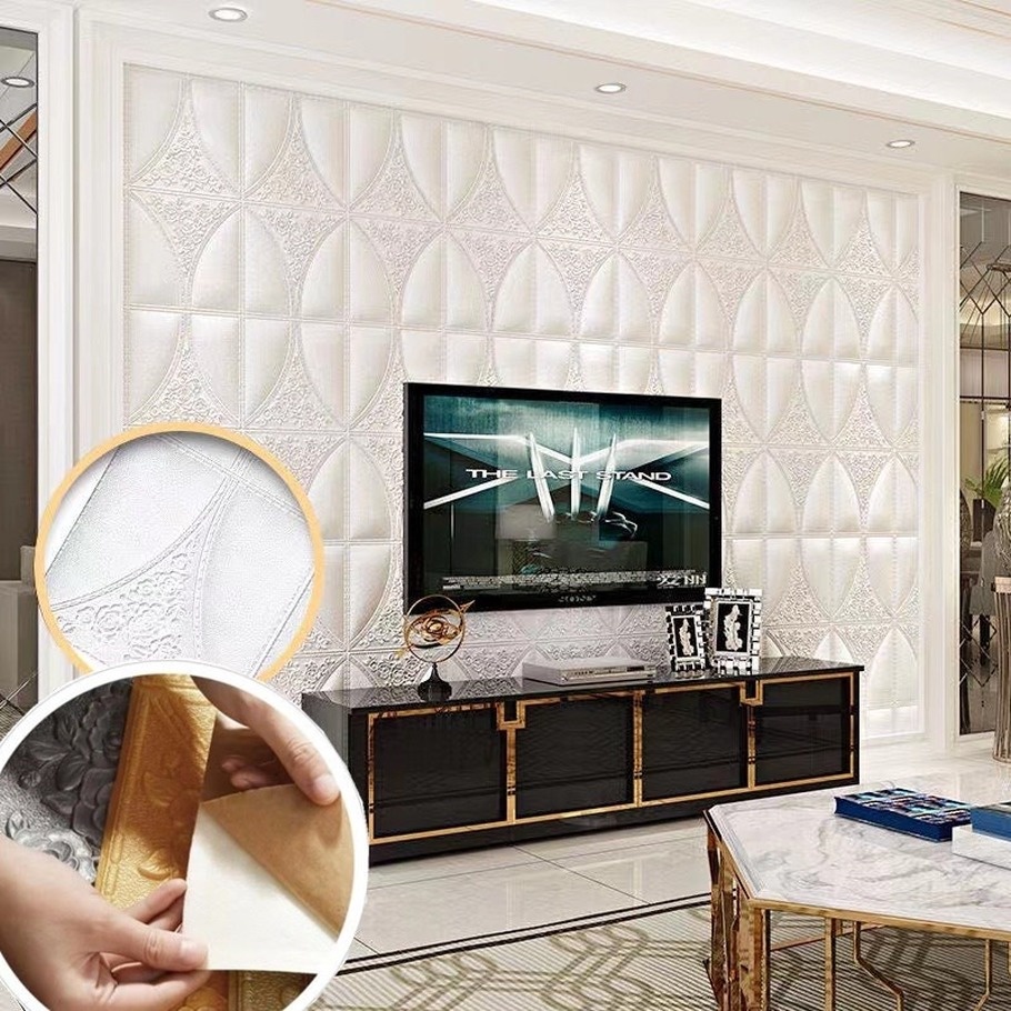 SelfAdhesive Panels Wallpapers Modern Home Decor 3D Wall Sticker