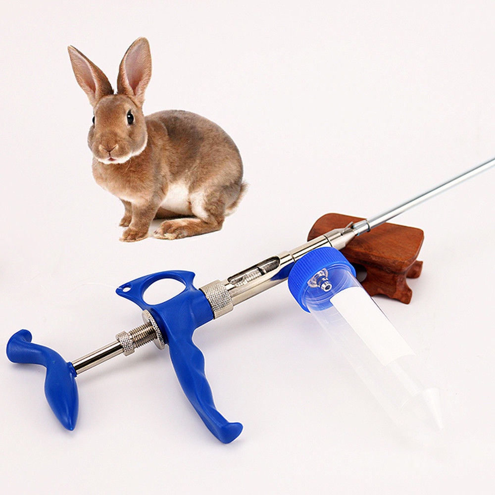 Stainless Steel Rabbit Insemination Gun Insemination Grab Rabbit Semen ...