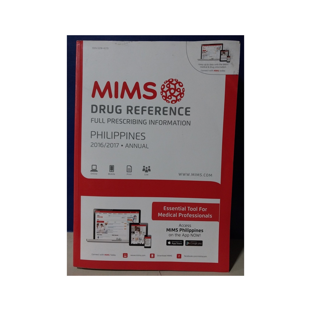 Mims Drug Reference Full Prescribing Information 2016/2017 Annual ...