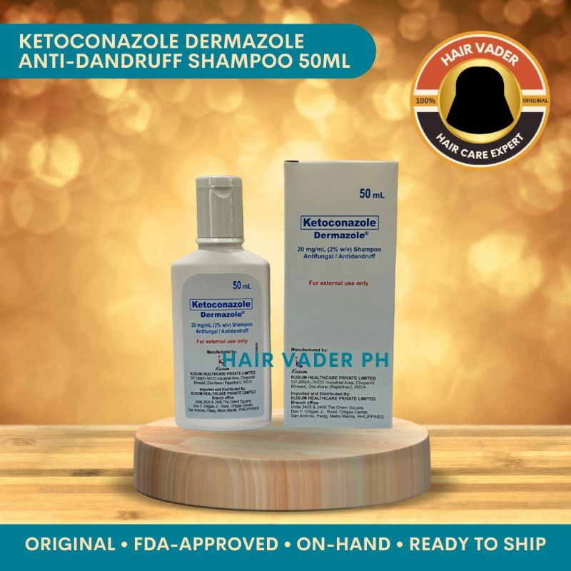AntiDandruff 50 ML Ketoconazole Shampoo Dermazole Shopee Philippines