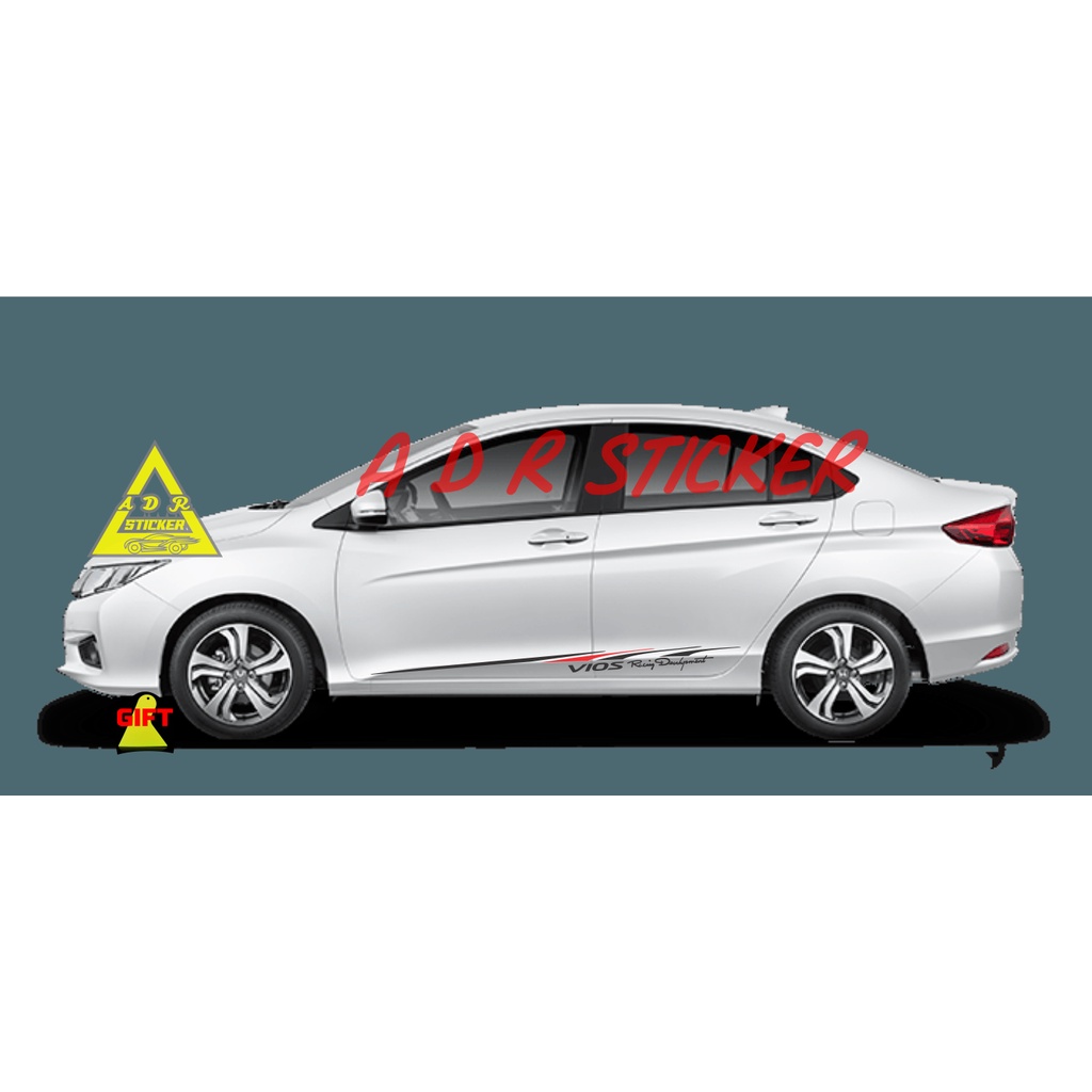 Toyota VIOS Car STICKER STICKER Side LIST VIOS Car STICKER Shopee
