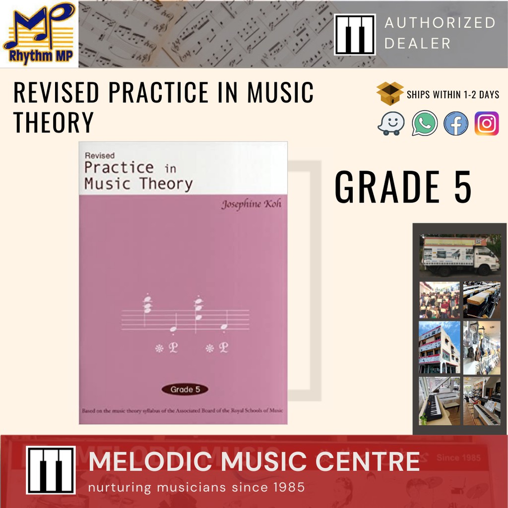 Practice in Music Theory Grade 5 by Josephine Koh (Revised) | Shopee