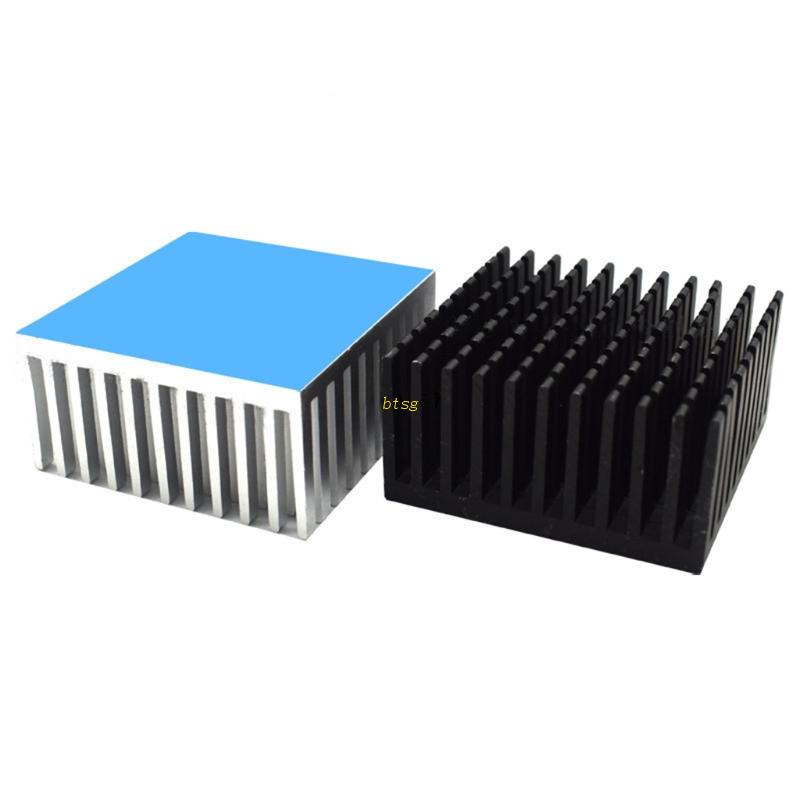 btsg Aluminum Heatsink 4PCS 40x40x20mm Cooling Fin Radiator Heat Sinks