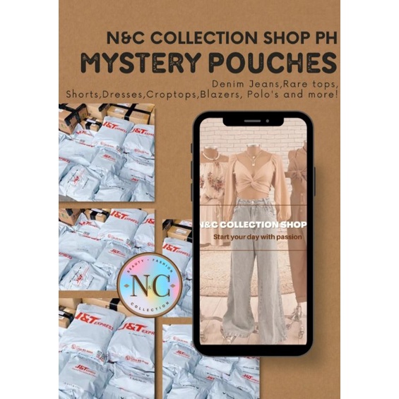 Mystery Pouches (Denim jeans/baggy/moms/tattered/skinny/dress/short