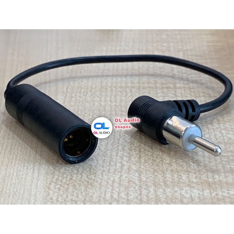 Uxcell 14.8ft Car Antenna Extension Cable - Male To Female AM/FM Radio Adapter