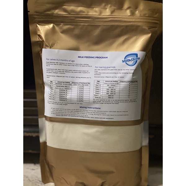 1KG MILK ONE/MILK HP+ Goat milk replacer for goats/calf/puppies/kittens