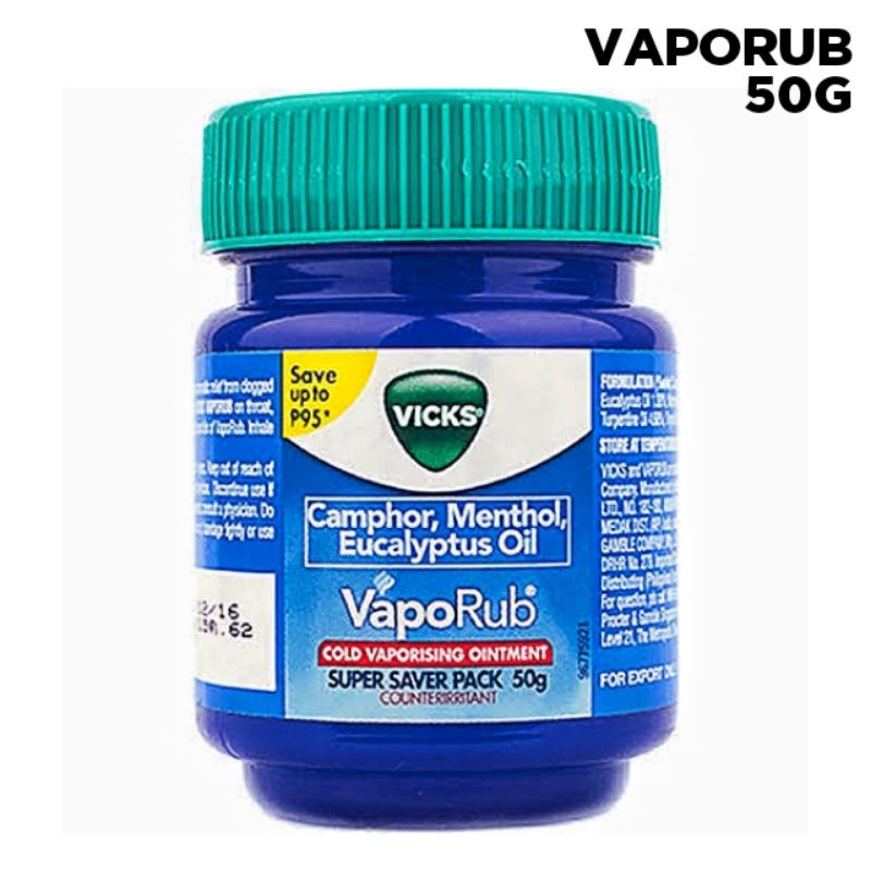 Vicks Vaporub, Baby Rub, Inhaler (Camphor, Menthol, Eucalyptus Oil ...