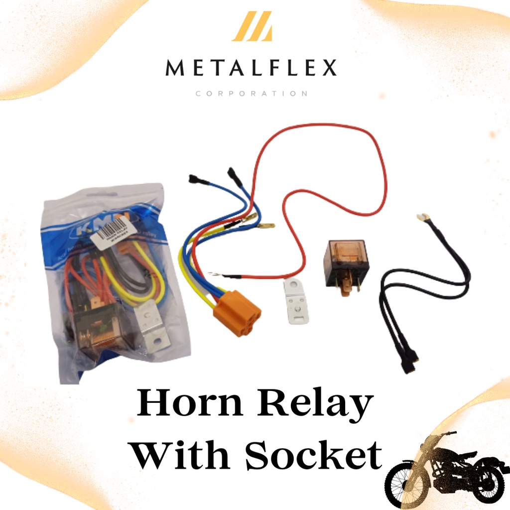 MOTORCYCLE HORN/LED RELAY KMN UNIVERSAL 5PIN /MINI DRIVING LIGHT RELAY