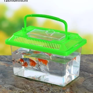 Goldfish Bowl Desktop Round Aquarium 2.8/4L Transparent Plastic