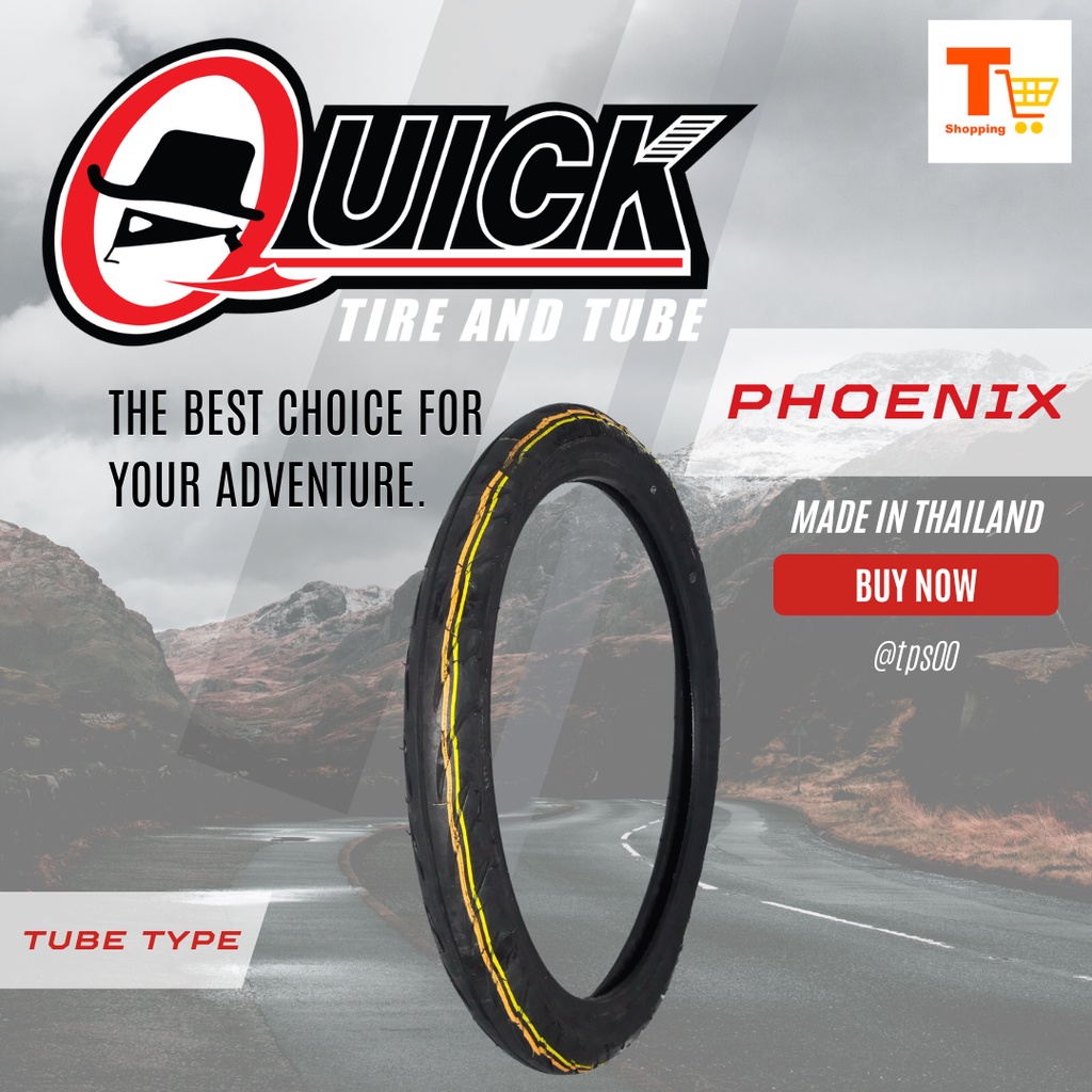 QUICK TUBE TYPE TIRE FOR MOTORCYCLE '14 (50/9014, 60/9014, 70/9014