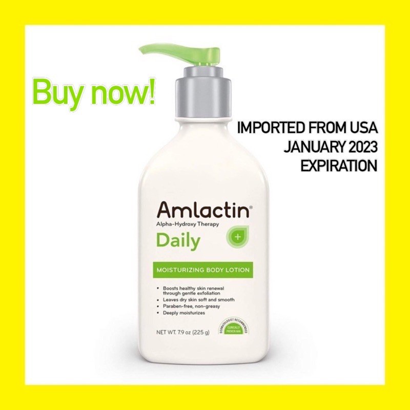 AmLactin Daily Moisturizing Body Lotion, Paraben Free , keratosis