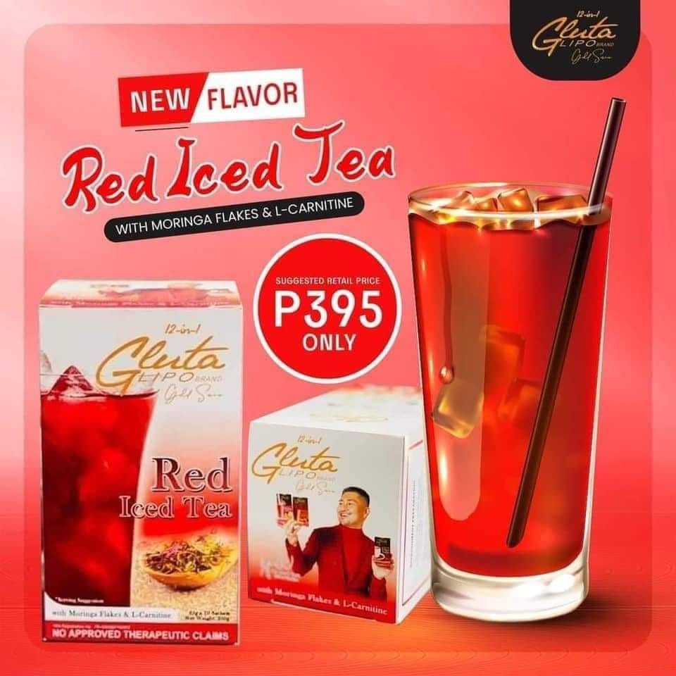 Gluta Lipo Gold Series Red Iced Tea (100% Original) Shopee Philippines