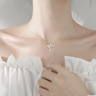 Necklace hot sale heartbeat design