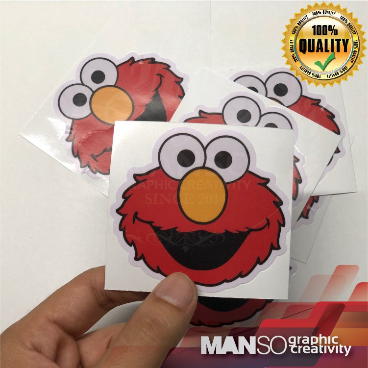 ELMO Decal Sticker Sesame Street G022 | Shopee Philippines