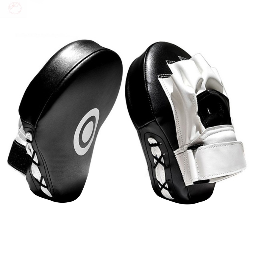 1 Pair Punch Boxing Mitts Curved Focus Kickboxing Punching Pads PU