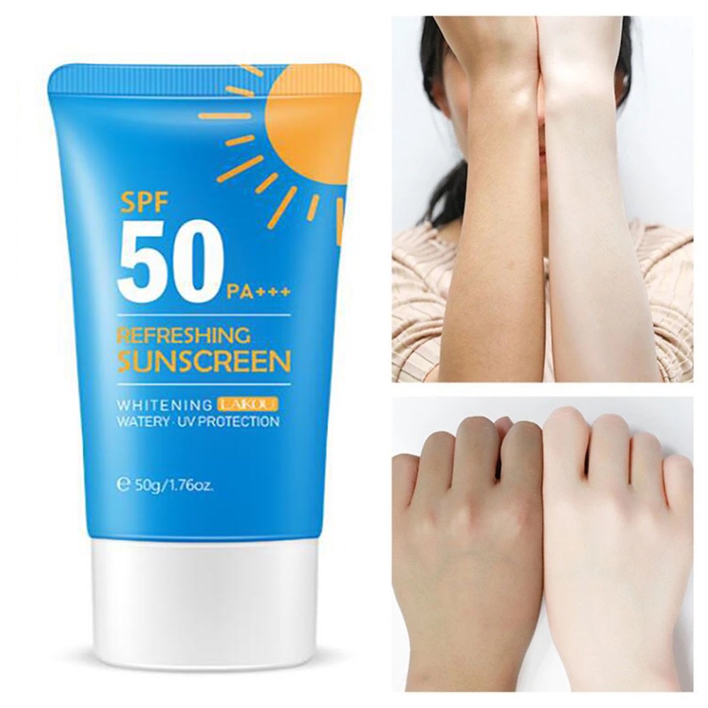 LAIKOU Whitening Sunscreen Waterproof SPF50 Sunblock Face Body Sun