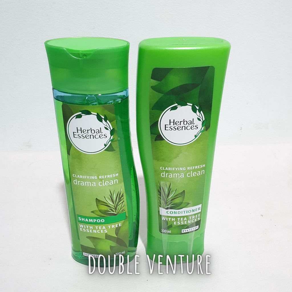 Herbal Essences Drama Clean Shampoo + Conditioner Set 300mL Shopee
